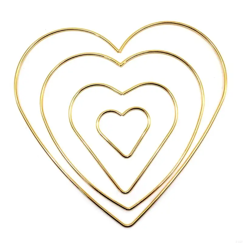 F92C Проект макраме DIY Ремесла Металлический обруч макраме Love для изготовления кольца «Ловец снов»