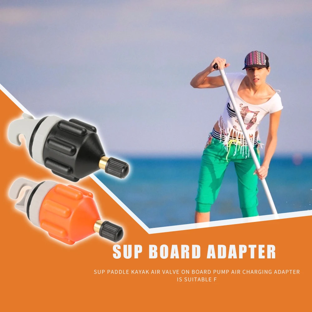 For SUP Board Kayak Nylon Rowing Boat Air Valve Adaptor Inflatable Pump Adapter