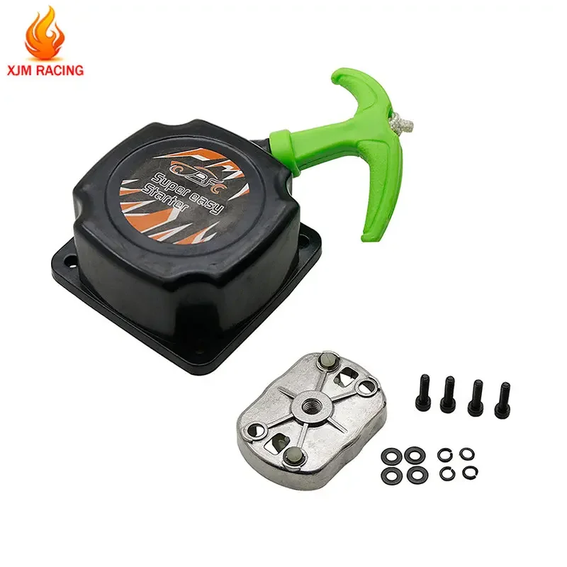 Easy To Start Puller with Starter Dial Fit 45cc Engines for 1/5 Hpi Rovan Km Mcd Gtb Rcmk FG Ddt Fid Racing Baja Losi Parts