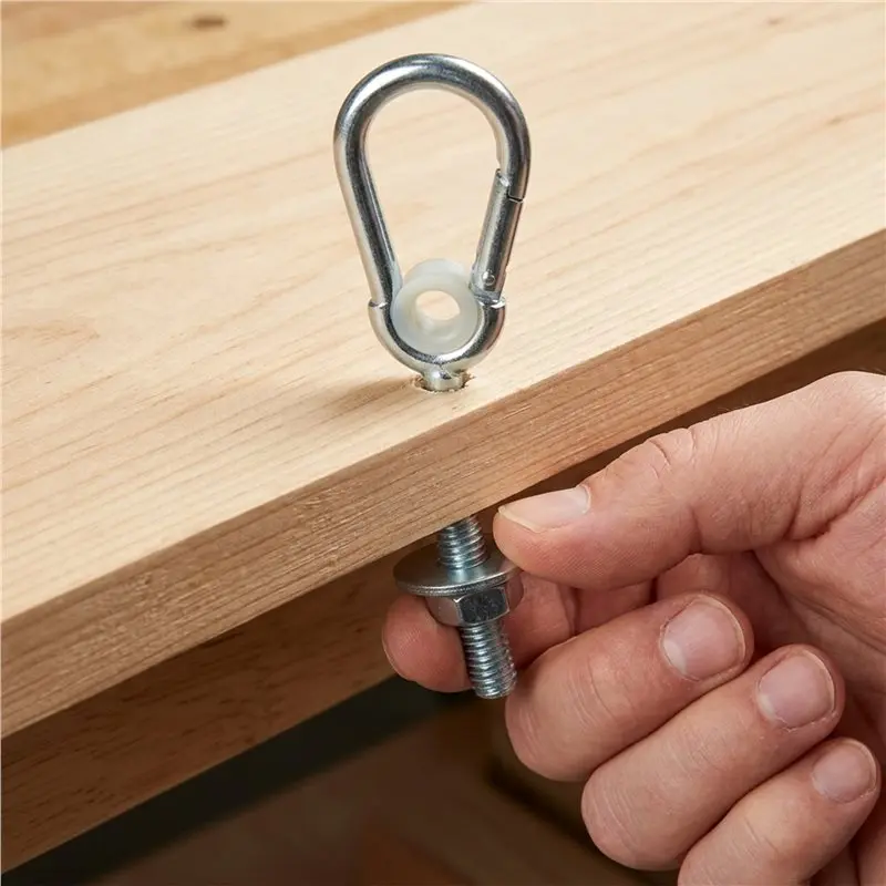 Y50A-Heavy Duty Bushing Swing Hanger(2 Pack), For Swings, Sandbag Hammocks, Yoga- Includes Swing Set Bracket With Snap Hooks