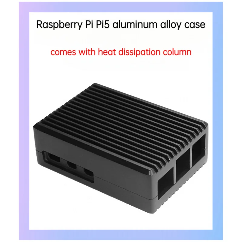 

Raspberry Pi 5 Aluminum Passive Heatsink Case Built-in Thermal Posts
