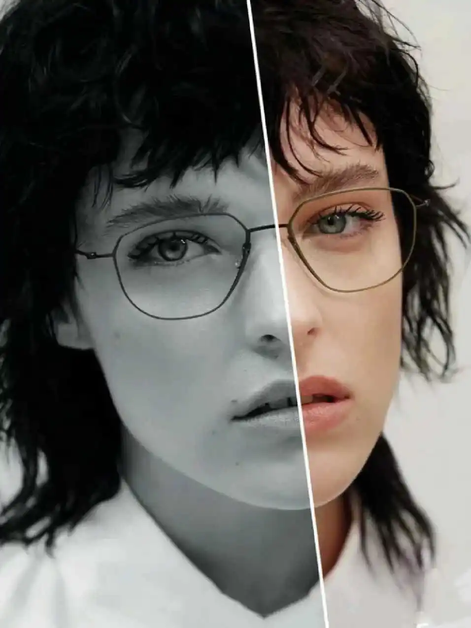 Denmark Brand Pure Titanium Polygon Glasses Frame Men Women 4g Ultralight Screwless Eyeglasses Design Fashion Luxury Eyewear