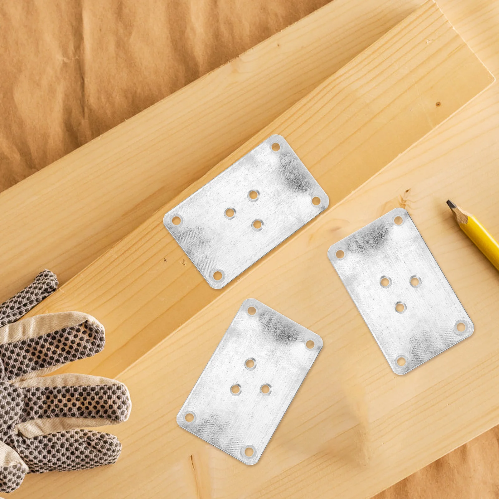 

5Pcs Furniture Connectors Heavy Duty Table Leg Brackets Strengthen Legs Fix Loose Furniture Feet Connector for Chair Cabinet