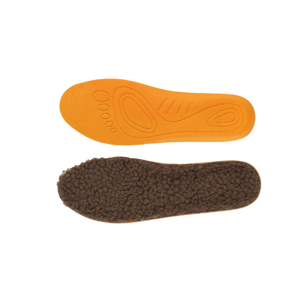 

Warm Insoles Winter Shoe Pads Foot Care Cushions Sports Support Arch Support Shoe Inserts For Men Women 36 Brown