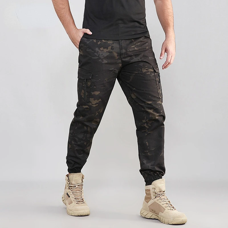 

Tactical Pants Men Casual Camouflage Ripstop Joggers Military Trousers Men Streetwear Cargo Pants Droppshipping