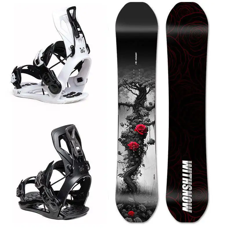 

Premium Wood Core Snowboards - Customizable All-Mountain & Freestyle Boards For Adults & Youth Deck Performance Beginner Resort
