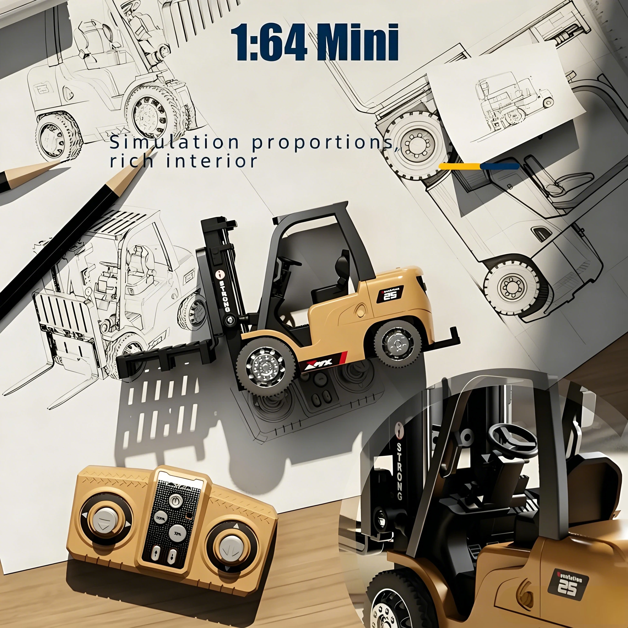 2026년 신제품 1:64 스케일 미니 RC 엔지니어링 - Kids Outdoor Digger 리뷰 및 가격