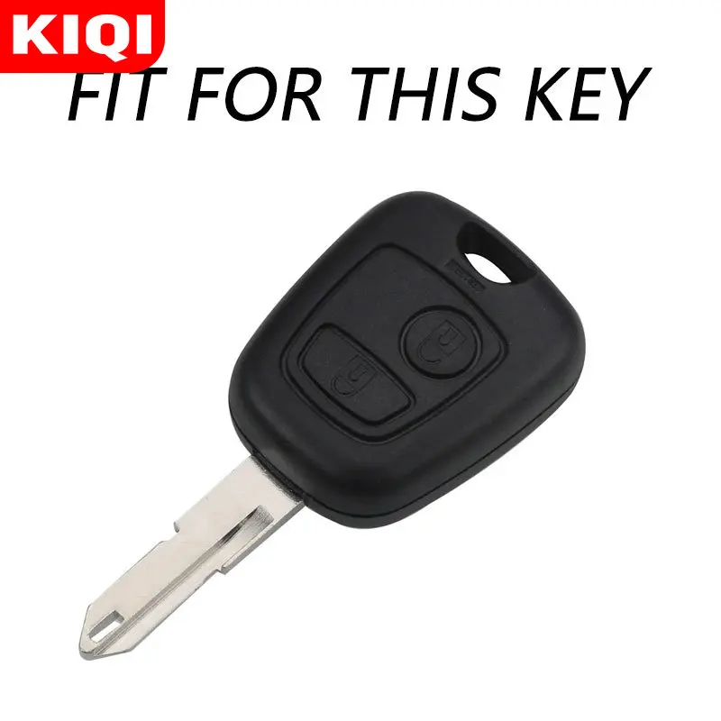 TPU Car 2Button Key Cover Case for Peugeot 106 107 206 207 307 for Citroen C1 C2 C3 C4 XSARA PICASSO for Toyota AYGO Protector