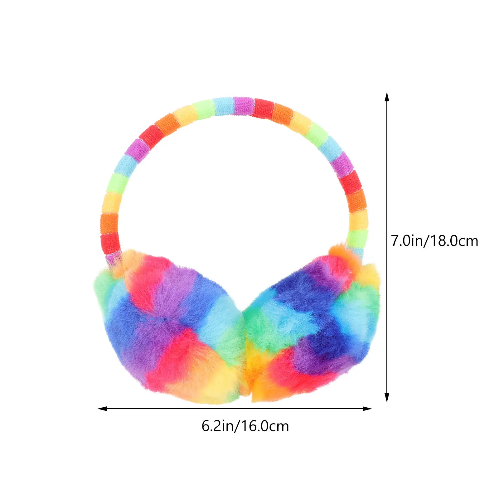 1pc キッズイヤーマフカラフルな防風暖かいカバー素敵な冬のイヤーマフ快適なイヤープロテクター屋外キャンプハイキング用