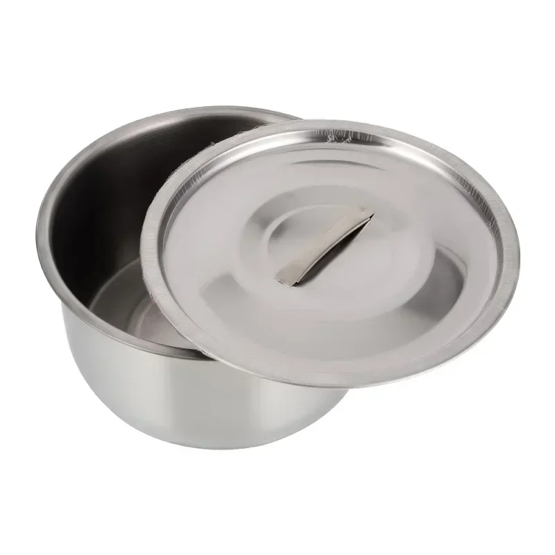 3pcs/5pcs Stainless Steel Soup pot Stock Pot Set with Lid Kitchenware Stew Pot Cooking Tools Cookware Kitchen Accessories