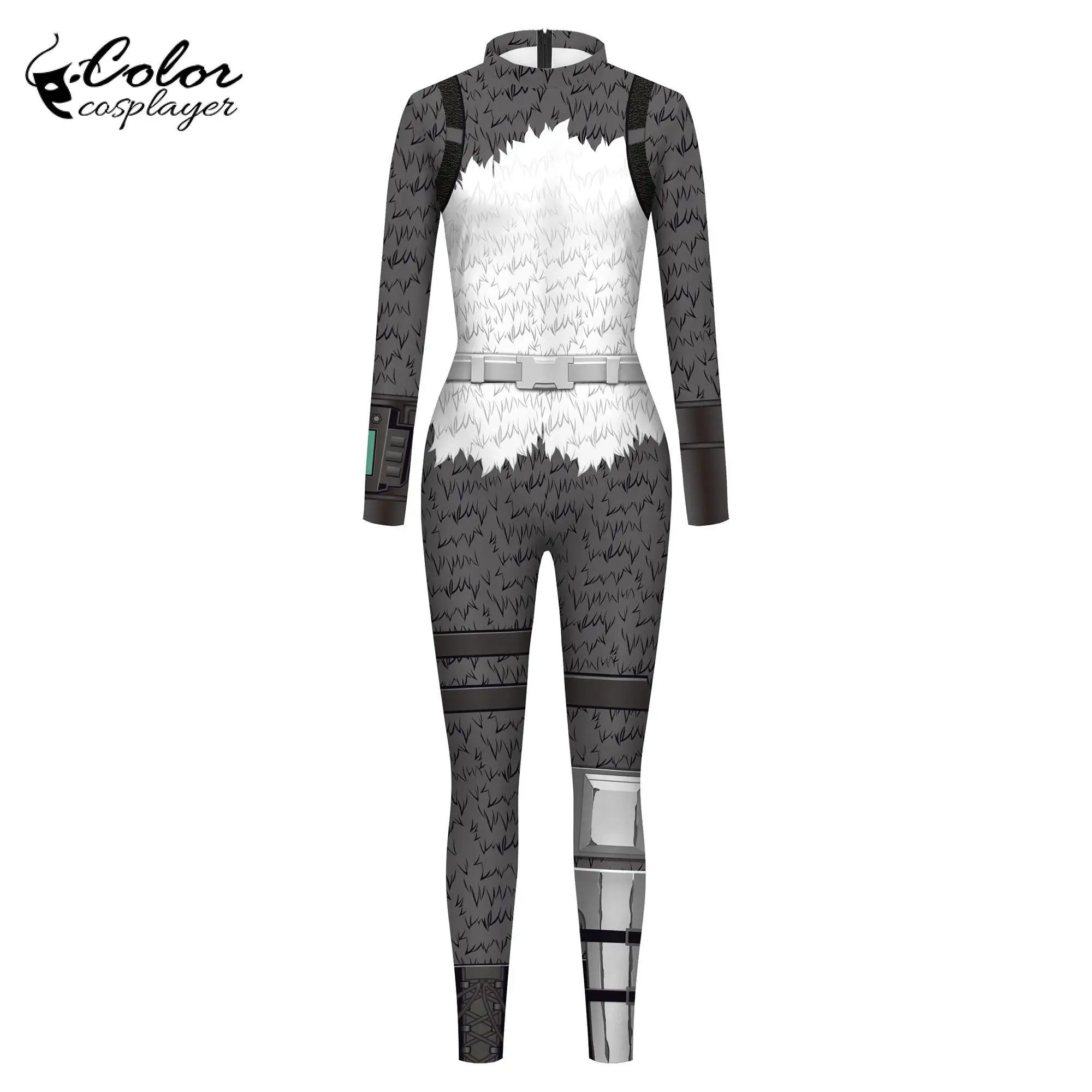 Farbe Cosplayer Festival Cosplay Overall 3D Gedruckt Body Sexy Halloween Kostüm Frauen Purim Zentai Anzug Karneval Overall