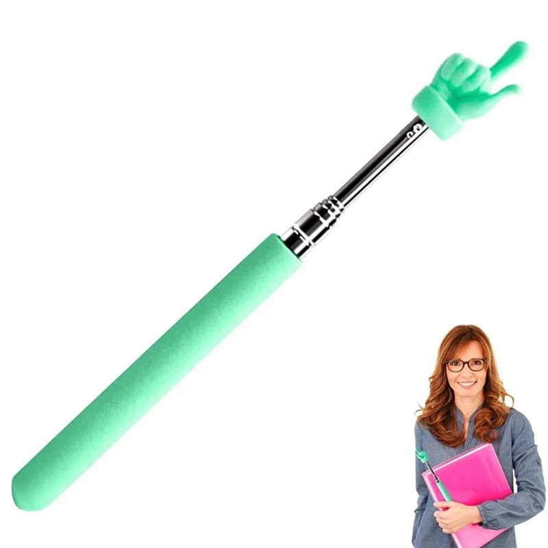 Retractable Teacher Point Telescopic Teacher Tools Telescopic Teaching Pointer Stick for Classroom Retractable Pointer Hand