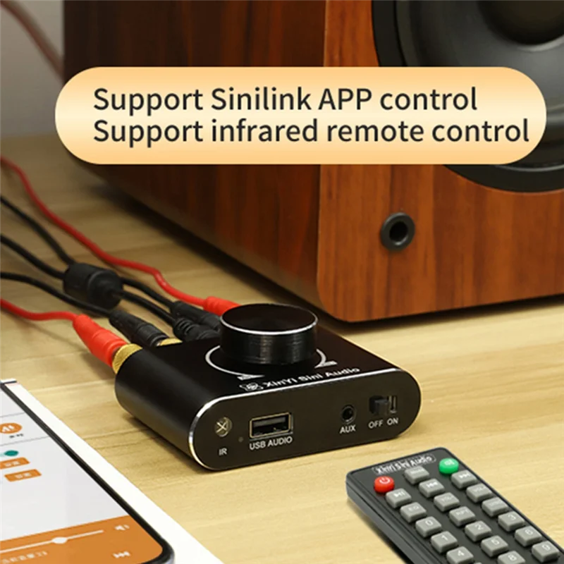 X15H 15WX2 Stereo Digital Power Audio AMP Amplificador Theater Remote Control HIFI 5.1 Bluetooth Amplifier Boardabgi