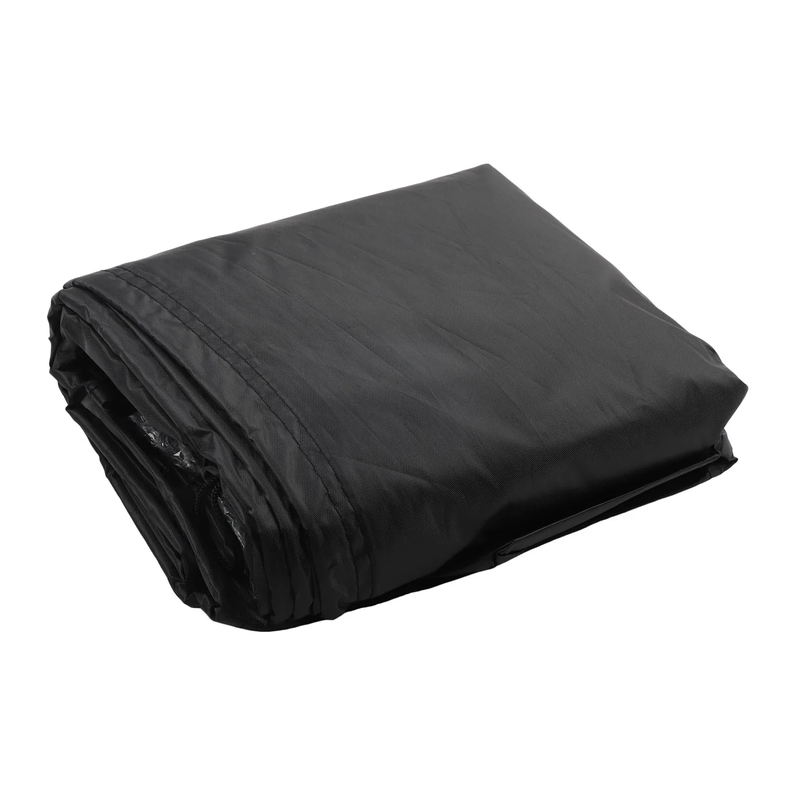 Capa preta para piscina, tecido oxford 210d, uso para piscina externa, proteção para piscina de inverno, material resistente e ecologicamente correto