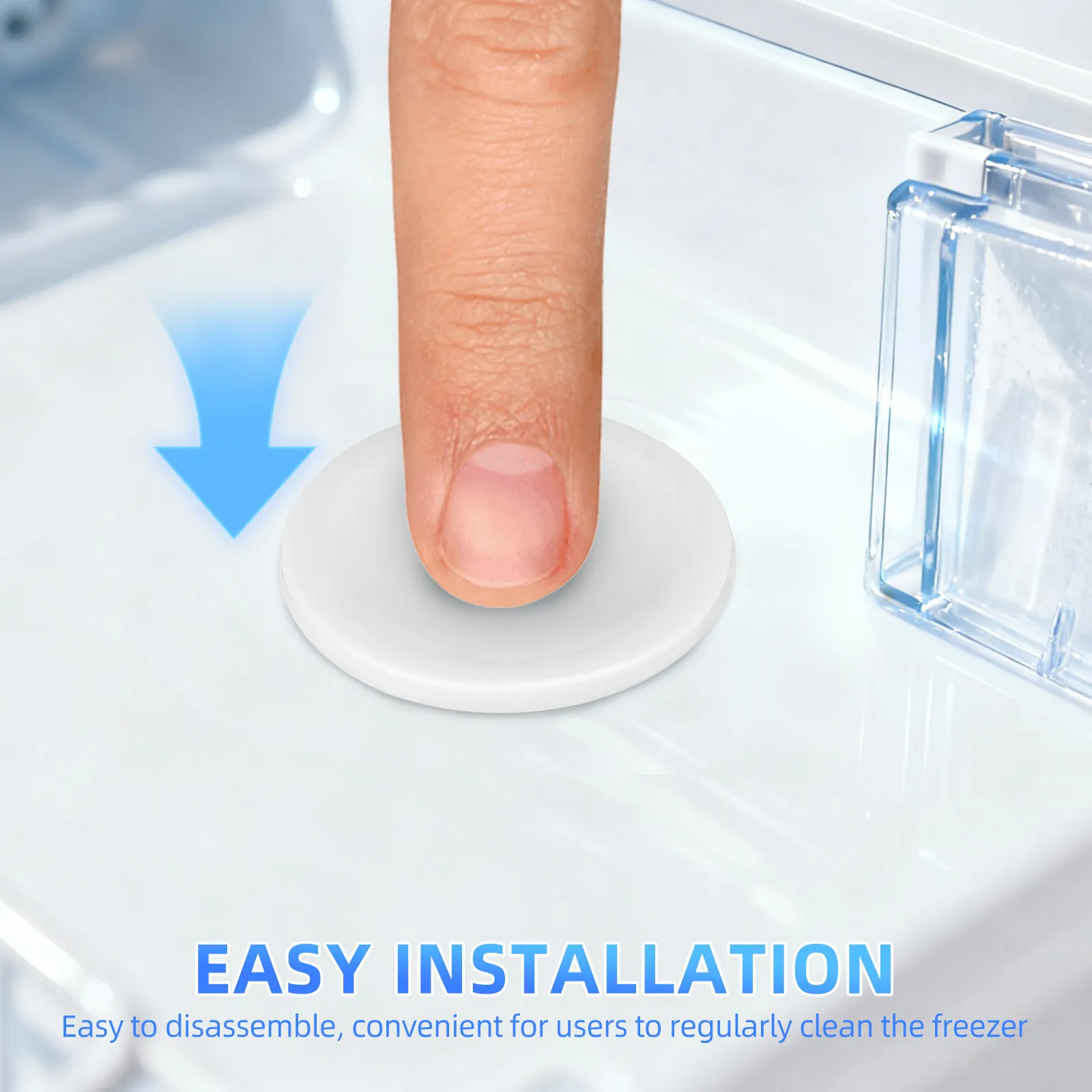 

3Pcs Rubber Freezer Drain Plugs Stopper for Refrigerator Cooler Drain Hole Plug Leak Proof Flexible Seal Resistant Easy
