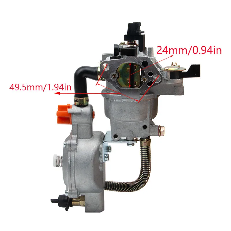 Carburetor Dual Fuel For HONDA GX160 GX200 GX 160 200 Chinese 168F 170F 5.5HP 6.5HP Water Pump 4-Stroke Motor Engine