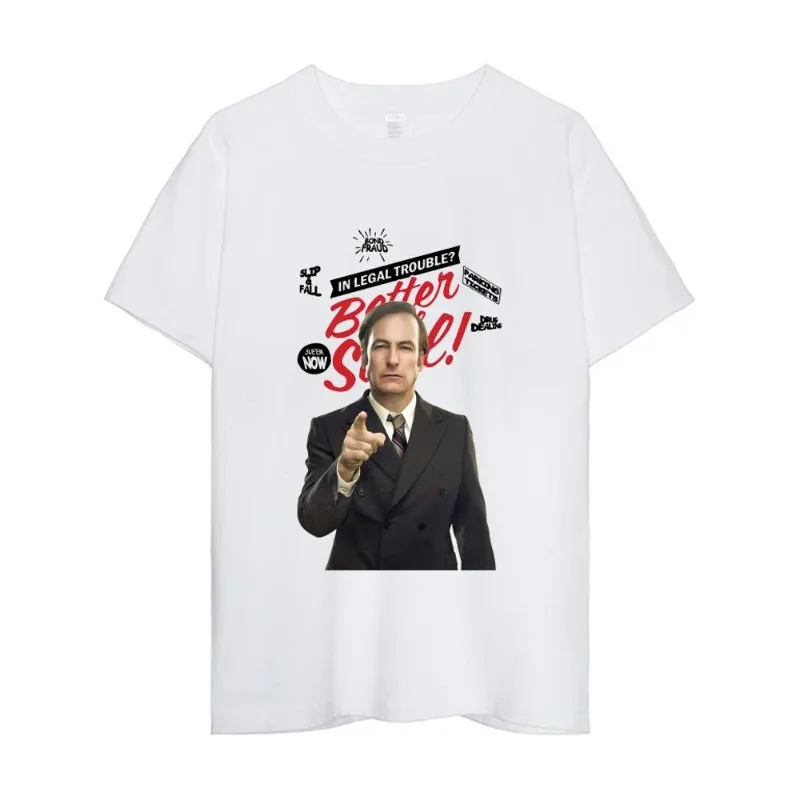 Better Call Saul T Shirt Women Couple Combination Clothes Short Sleeve Collar Fashion Man Cotton