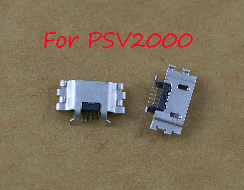 

50PCS Micro USB Data Power Charging Port Jack Connector For PS Vita PSV 2000 Charger Socket For PSvita Psv2000