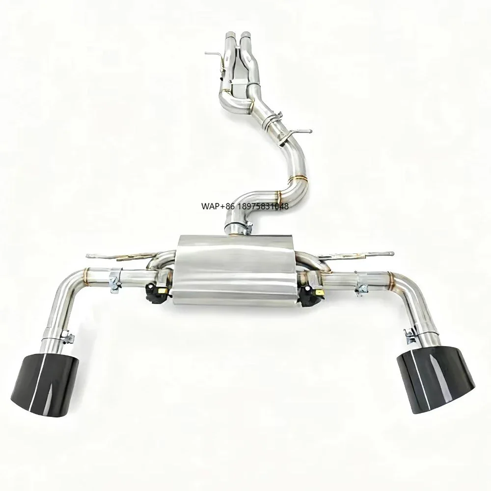 

RS3 2.5T Stainless Steel 1.5mm Thick Mirror Polished Intelligent Valved Exhaust Pipe with Adjustable Sound