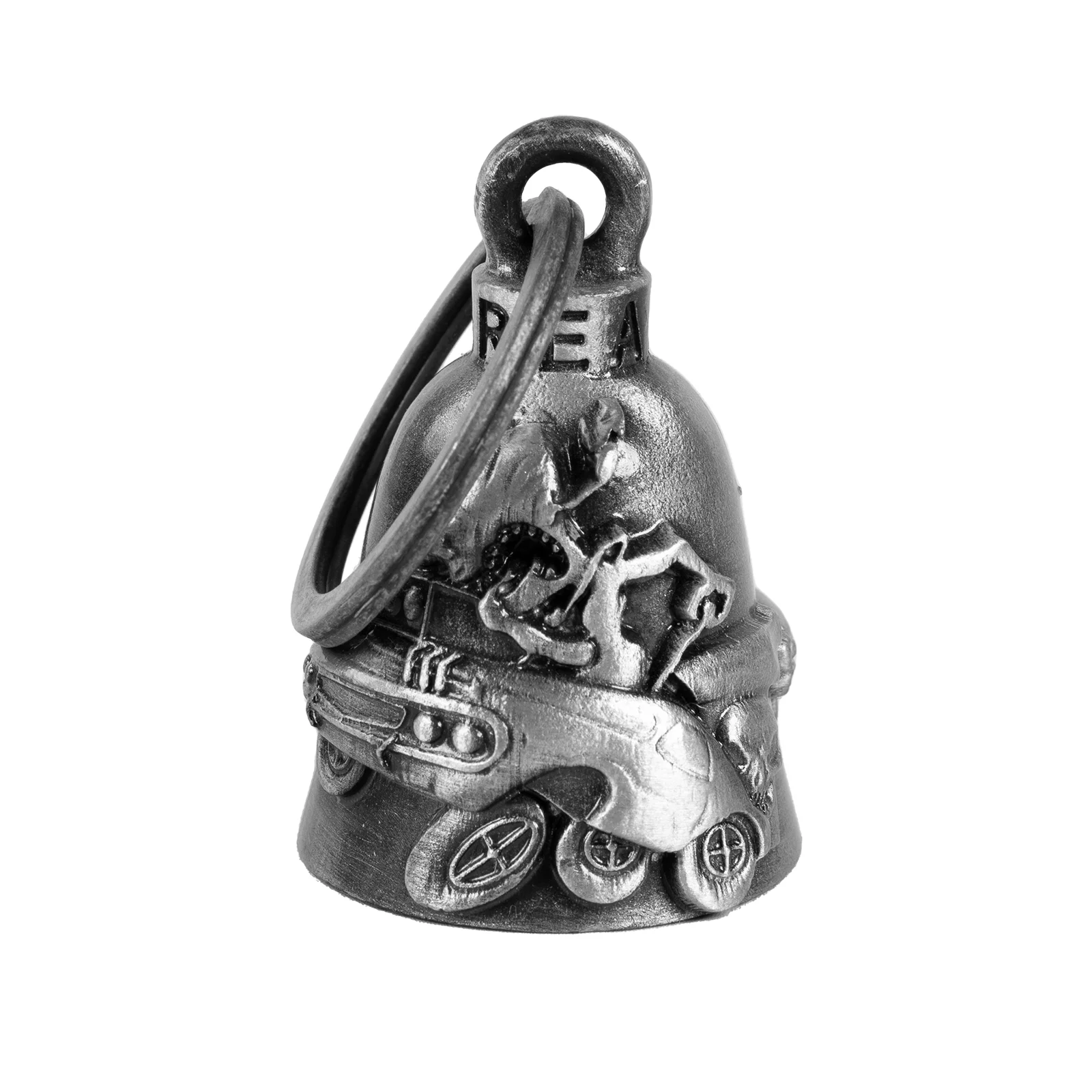 

3D Spirit Driver Car Motorcycle Bell Guardian Angel Drive Away Gremlin, байкерский колокольчик для мужчин и женщин, езда на удачу, подарок на удачу