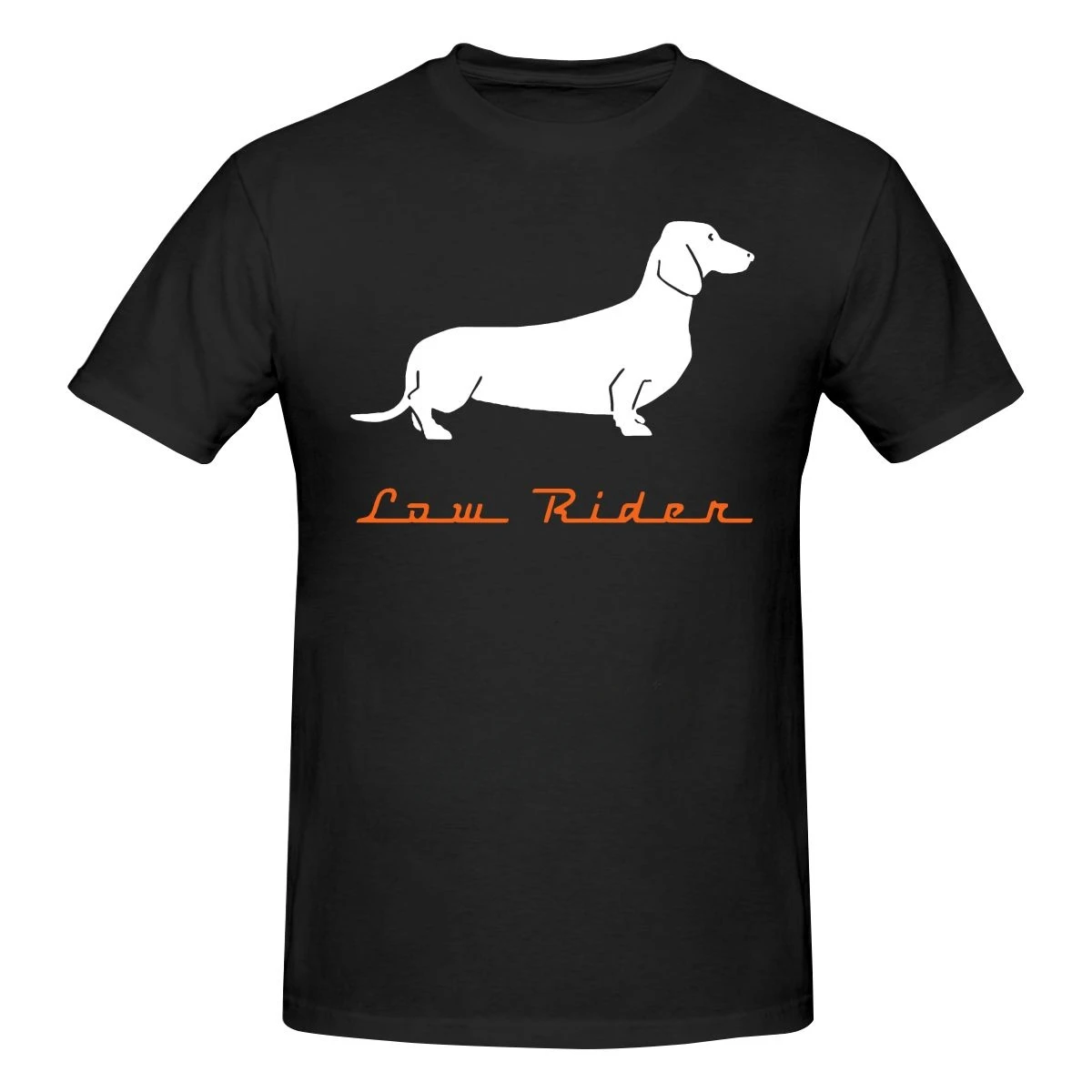 Funny Low Rider Dachshund Wiener Dog Cotton T Shirt Summer Graphic Streetwear Short Sleeve Birthday Gifts T-shirt Mens Clothing