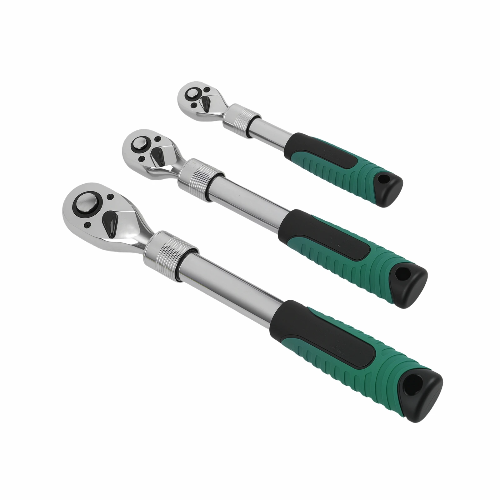 

Professional 72-Tooth Ratchet Wrench Set 1/4 3/8 1/2 Drive Handle Tools