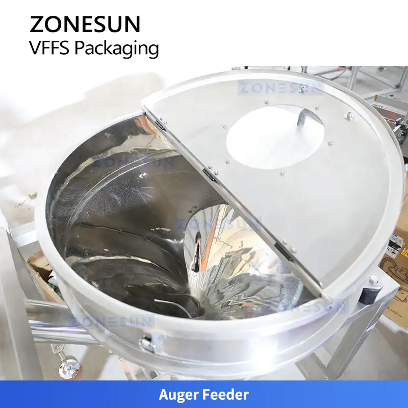 ZONESUN ZS-FS06 Automatic VFFS Auger Powder Packaging Machine Industrial Laundry Detergent Disinfectant Powder Filling Machine