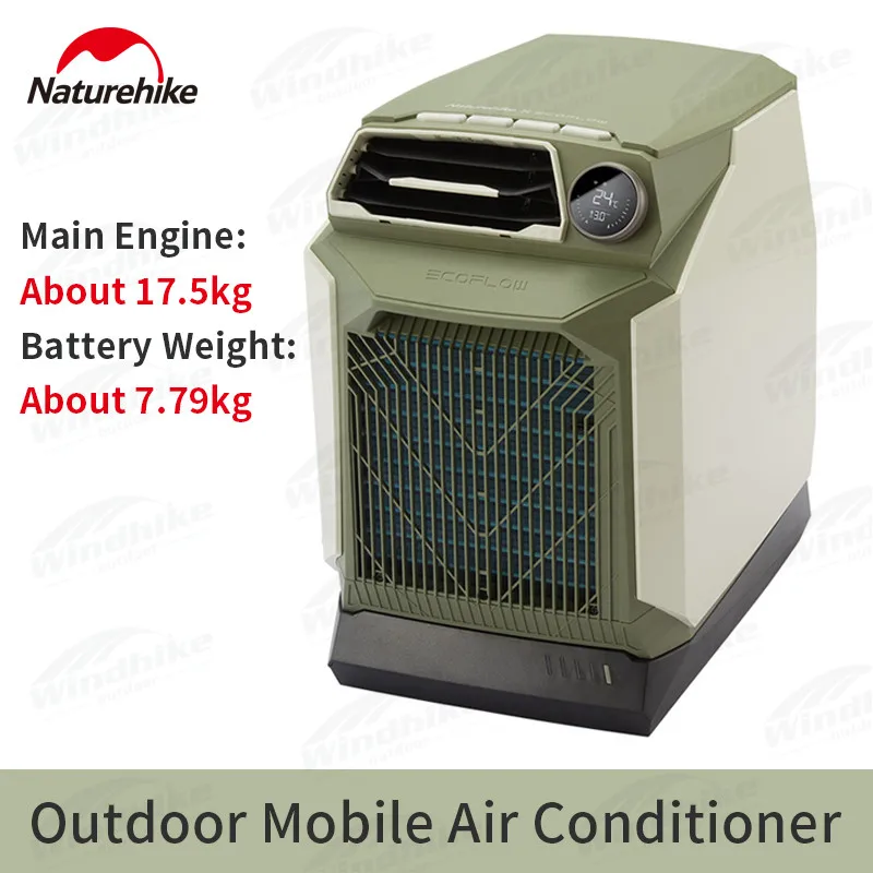 

Naturehike Camping Move Air Conditioner 1200W Summer Outdoor Glamping Device Rapid Cooling High-Power Portable Tent RV Cooler