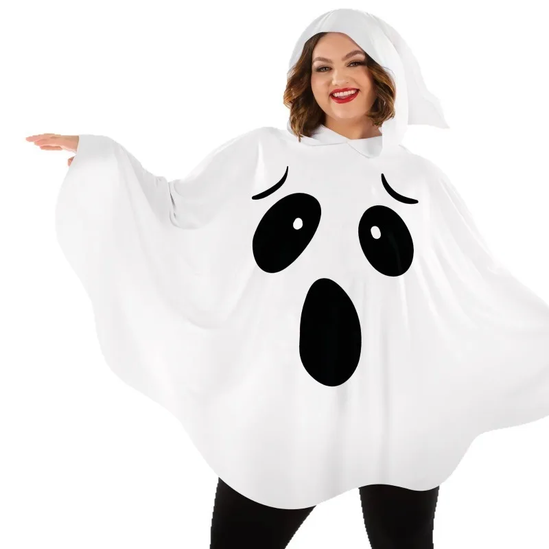 Halloween Costume Party Character Witch Casual Personality Breathable Comfortable Holiday Atmosphere White Bat Set - view 3