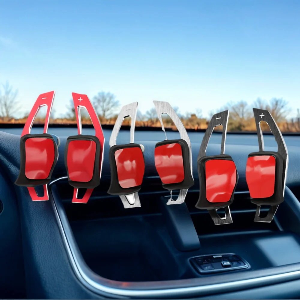 

Aluminum Steering Wheel Paddles Extended Shift Cover For VW Beetle Scirocco Touareg Eos Sharan Tiguan R36 Golf5 6 GTI Polo Jetta