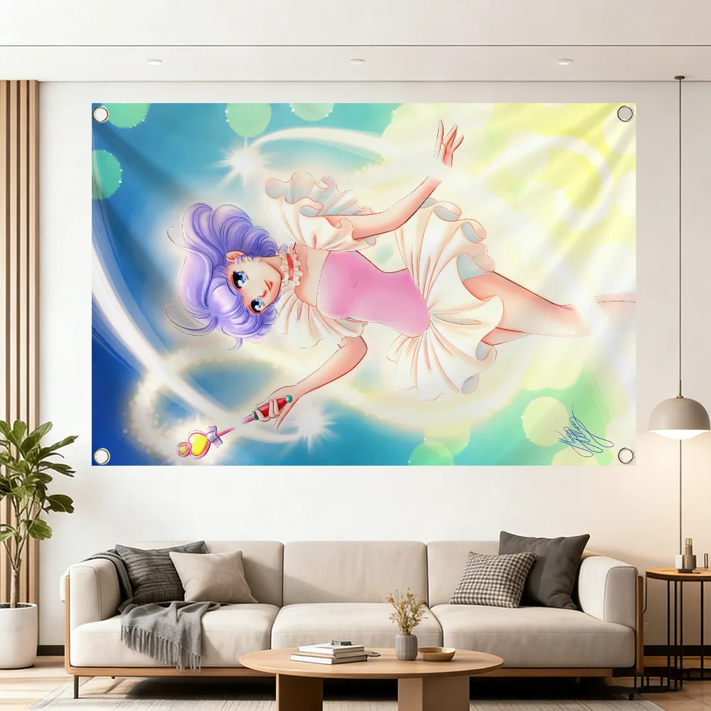 Magical Angel Creamy Mami flag Durable Outdoor Indoor Patio Festive Decoration Classic Design Pole Wall Room Banner