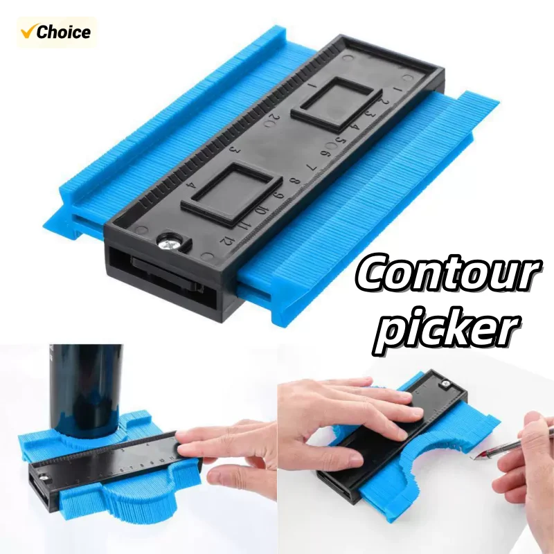 Contour Gauge Shaping Construction Measuring instrument Marking template Cutting for Tile ceramic Tiling Carpet Woodwork
