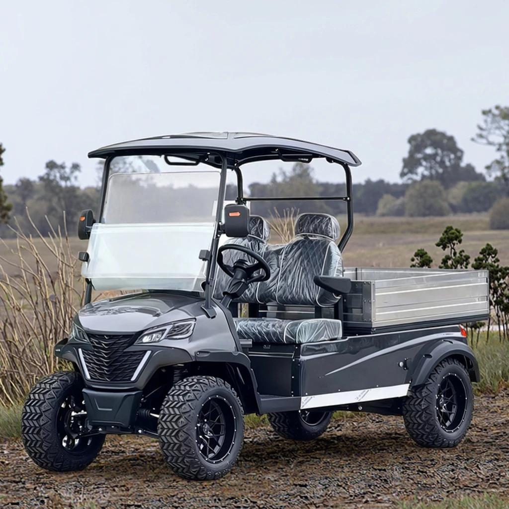 For Club Car EZGO 48V 72V Lithium 2 Seater Lifted Electric Off Road Hunting Golf Cart Buggy Cargo Bed Assembly