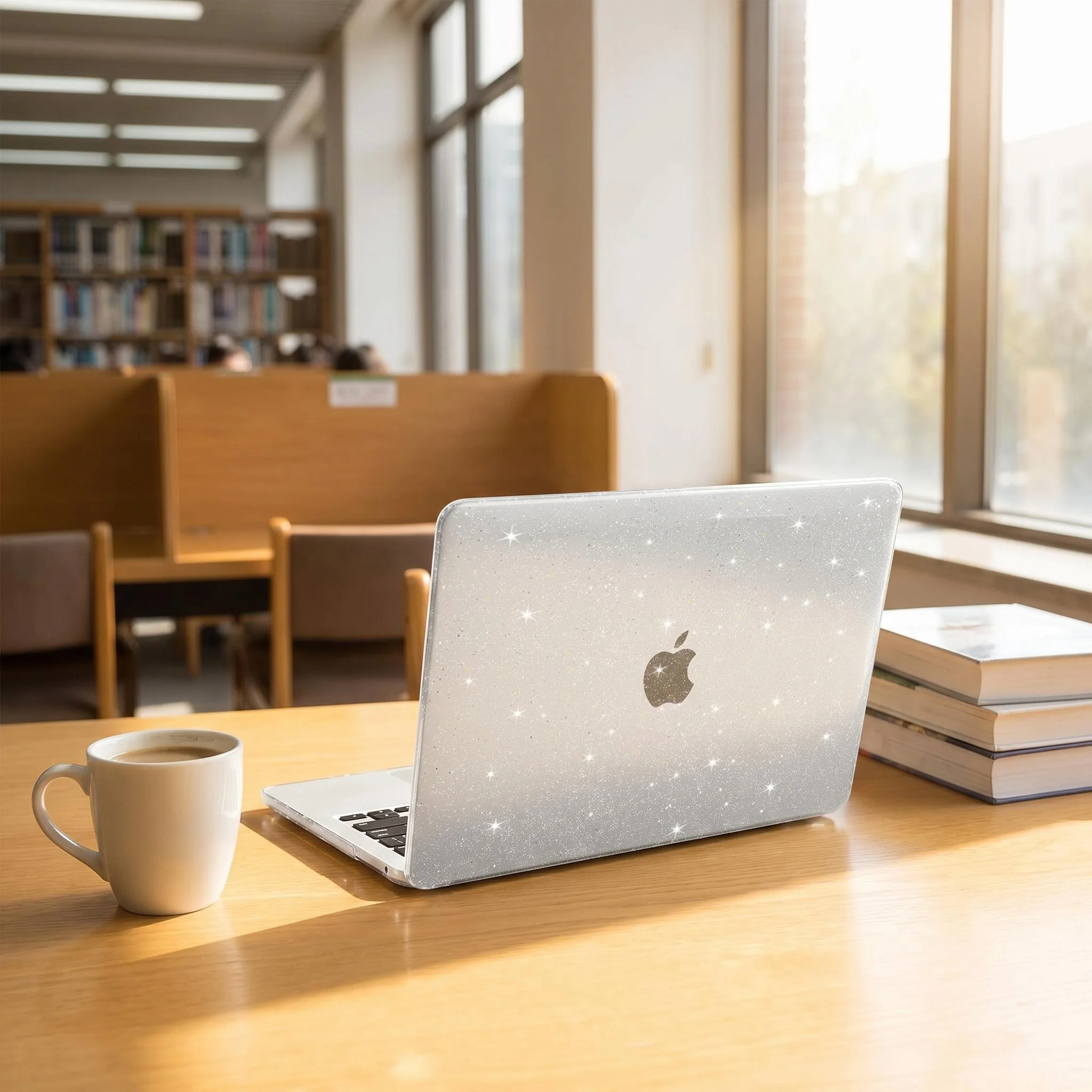 for Macbook Neo Case A3404 2026 Air 13 A3449 Cover for M5 Pro 14 16 Glitter Clear Shell for MacBook Air 15-inch Case for Air 13