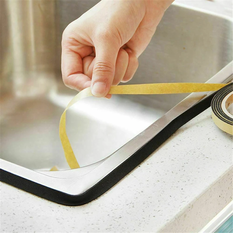 Kitchen Sink Sealing Strips Tapes Gas Stove Dust And Waterproof Sealing Strips Strong Self-adhesive Tape Gas Cooker Crack Strips