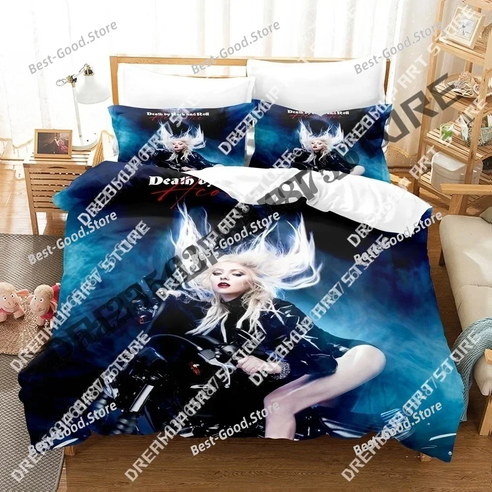 3D Print The Pretty Reckless Bedding Set Twin Queen King Full Size Duvet Cover Pillowcase Bed boys girls Adult Home Textiles