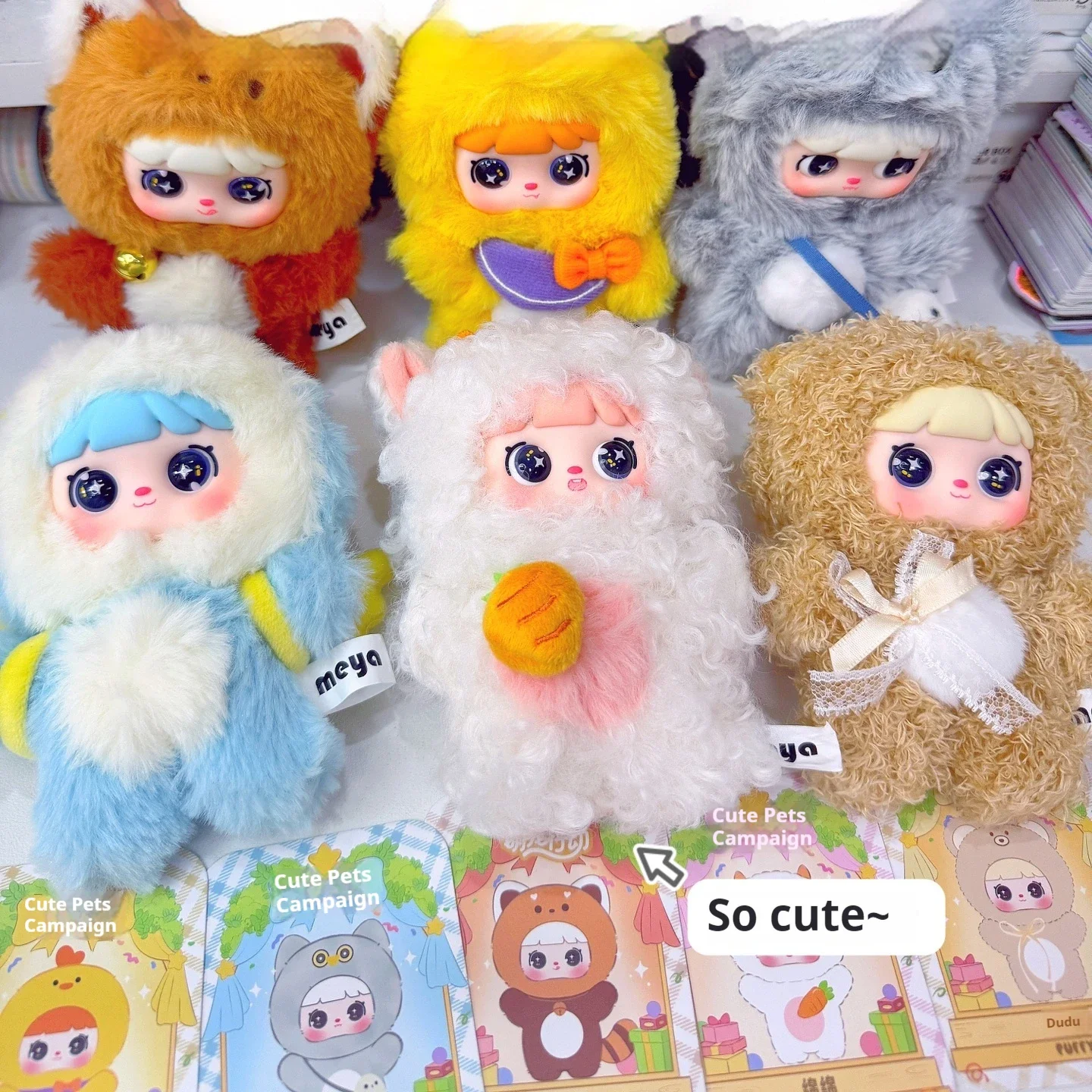 

Meya V2 Cute Pet Action Series Виниловая плюшевая слепая коробка Мультяшная кукла Модная игрушка Сумка Подвеска Украшение Подарок-сюрприз Mystery Box