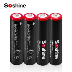 Soshine AAA 1.5V Lithium Battery 1.5 Volt 1200mAh Batteries Non-Rechargeable Battery for Flashlights Electronic Doorbell Toys