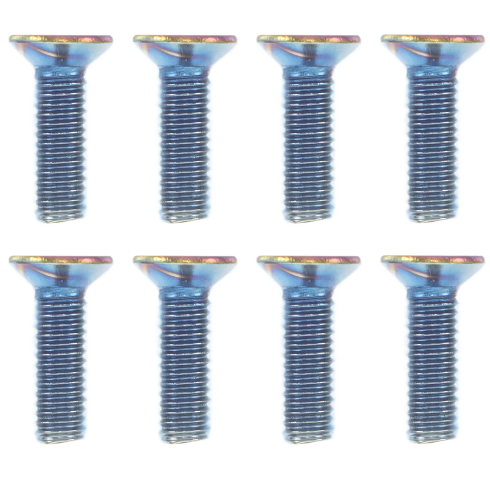 

8Pcs Flat Head and Round Head Steering Wheel Screw Kit Metal Bolts for Car Racing Modified Steering Wheel Replacement Auto