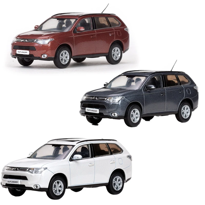 1:43 Scale Outlander Alloy Simulation Car Model Diecast Vehicle Gift Collectible Adult Child Souvenir Staic Display Boys Toys