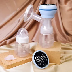 Electric Breast Pump Intelligent Integrated High Suction Breast Pump Breast Milk Postpartum Fortable Painless and Silent Breast