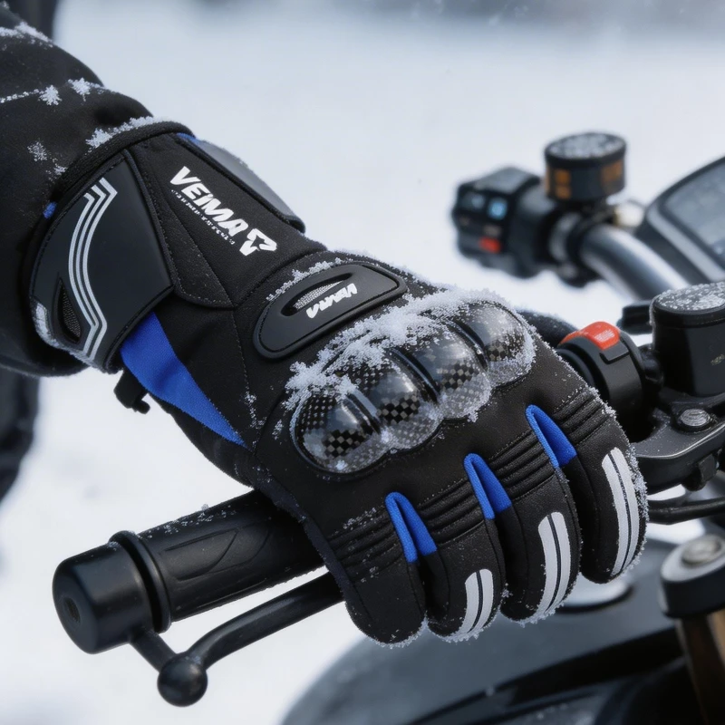 Ski Glove Waterproof - Winter Waterproof Warm Motorcycle Gloves Men