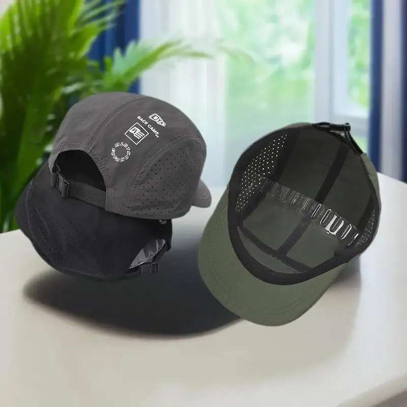 Mountain Printed Short-brimmed Quick-drying Baseball Cap Men Women Outdoor Camping Mountaineering Summer Mesh Breathable Sun Cap