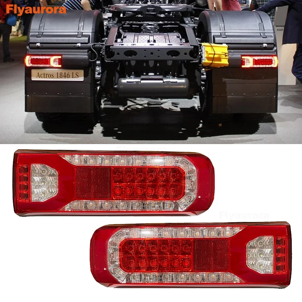 

Для Mercedes-Benz грузовик ACTROS MP5 светодиодный задний фонарь бампер тормозной стоп сигнальная лампа заднего хода 24 В грузовой прицеп грузовой фонарь
