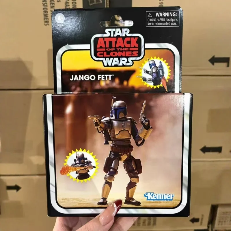 

Genuine In Stock Star Wars 375 Action Figure Tvc Bounty Hunter Jango Fett Boba Fett'S Father Figure Model Gift