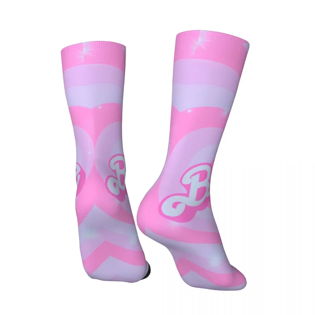 Medias con logotipo de Barbie, calcetines para hombres y adultos, calcetines de moda de alta calidad, calcetines de diseño antideslizantes para primavera y exteriores, Idea de regalo