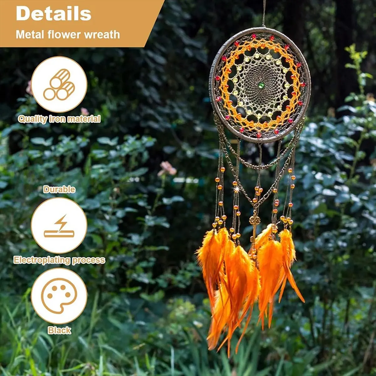 20 Pcs Craft Metal Rings Set, 5 Sizes for Wreath Making, Dream Catchers & DIY Decorations