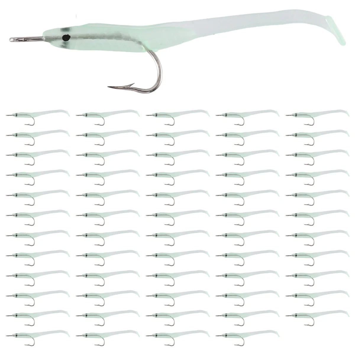 

ADD-Hooked Eel Fishing Soft Bait Lure Bait with