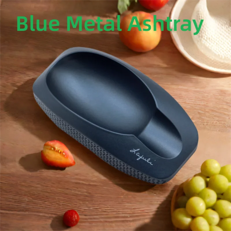 

Portable Cigar Ashtray Lightweight Outdoor Metal Ashtray Compact Cigar Holder Convenient Travel Size Cigar Smoke Container