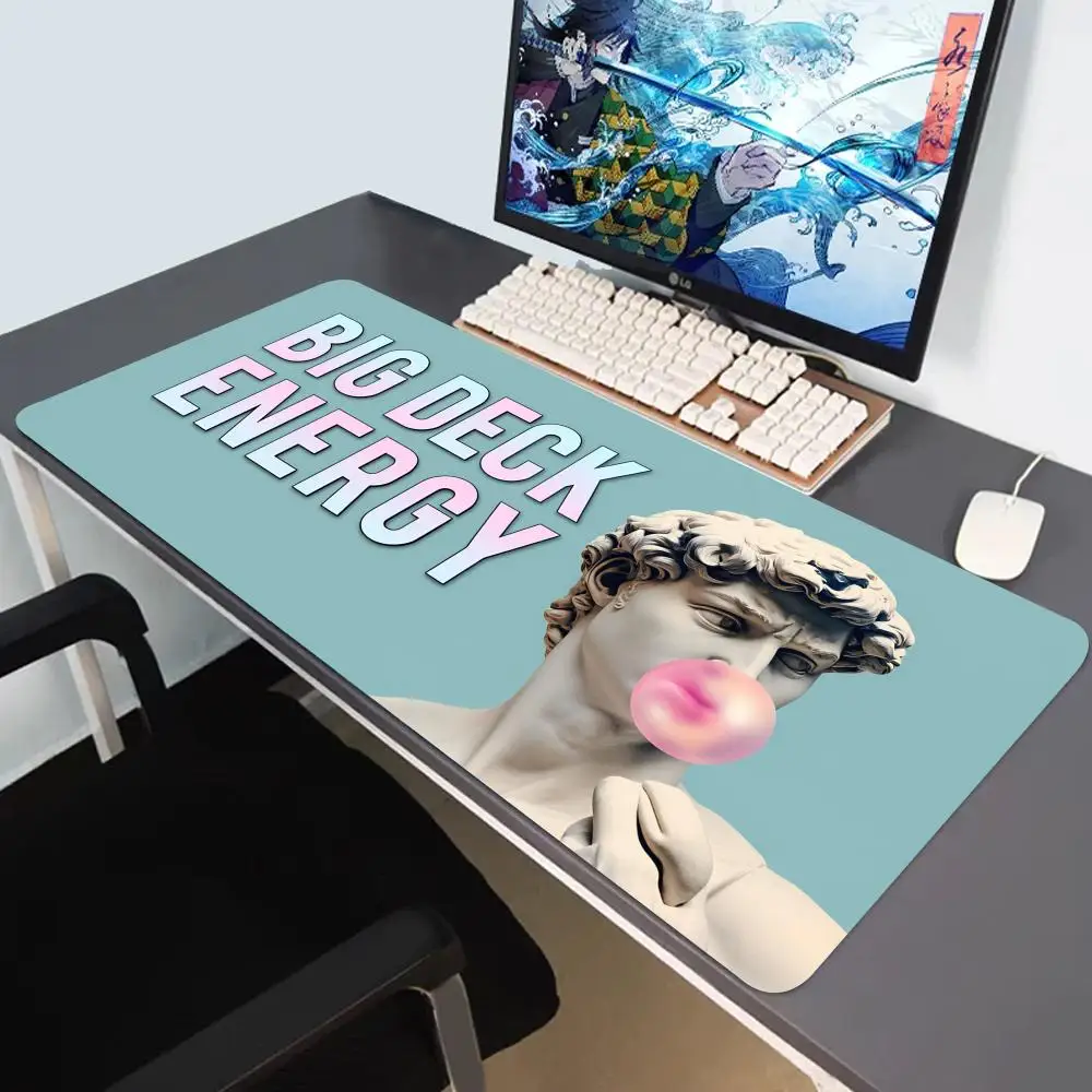 

HYBXAXC Life is Soup I am fork Parody Playmat MTG TCG inches Rubber Stitch Mouse Pad Office Work Game Accessory